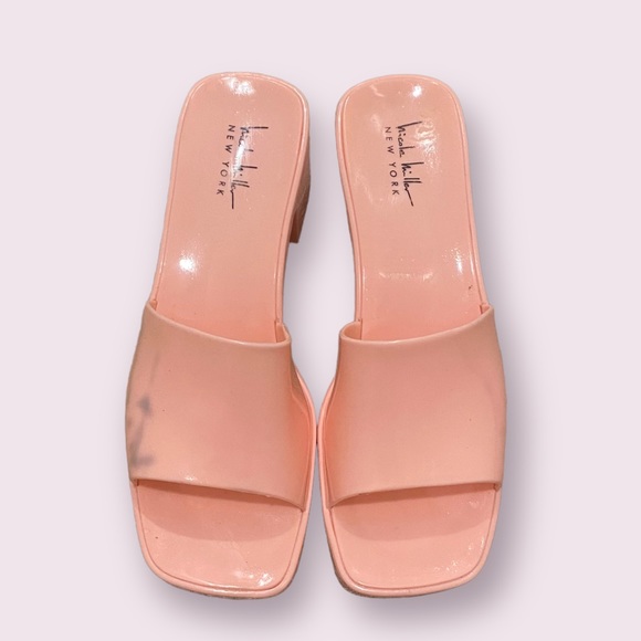 Nicole Miller Rubber Sandals, Light Pink, Women’s Size 9 - Picture 2 of 6